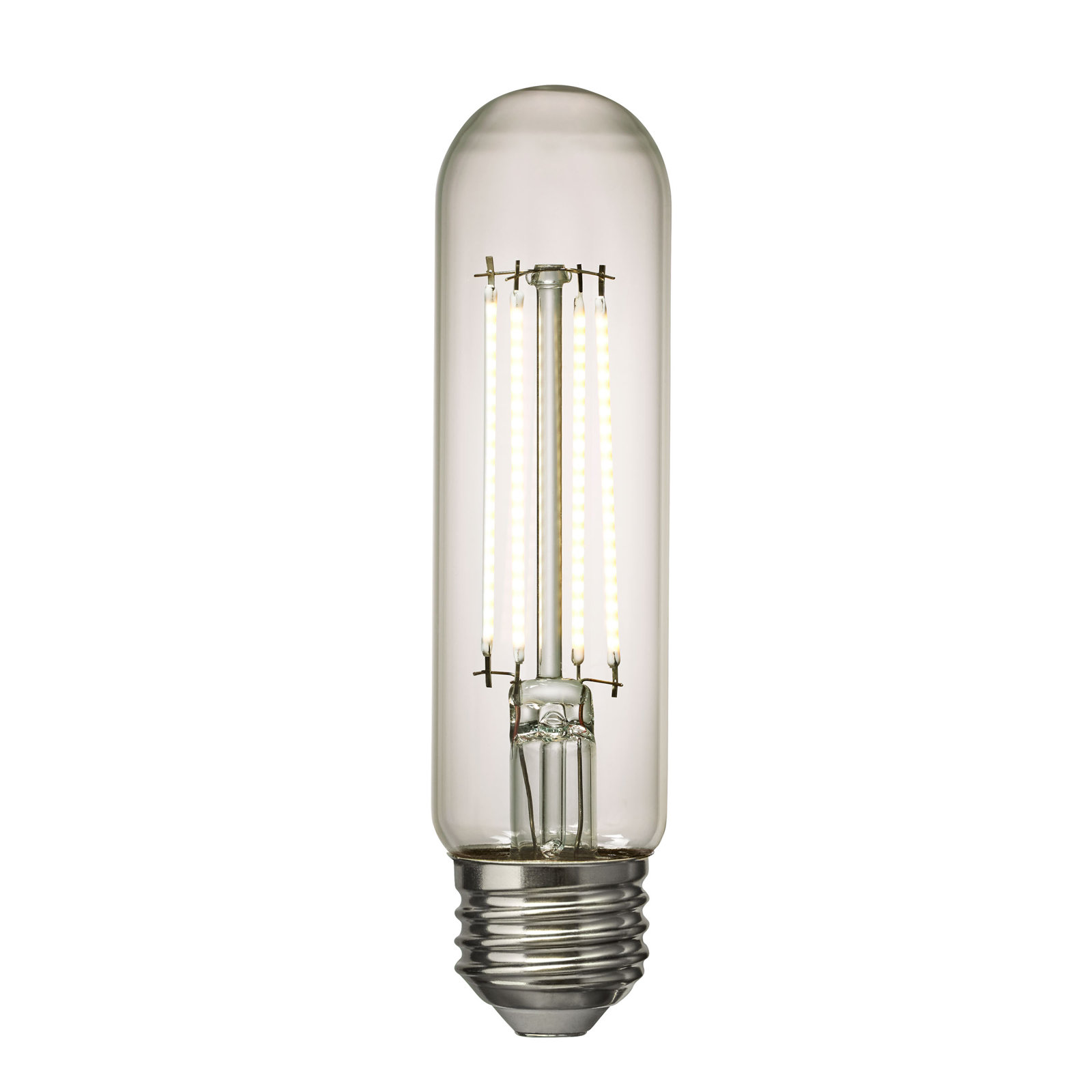 Branded Lamps 5W T10 Clear LED Edison Bulb, 3000 Kelvins