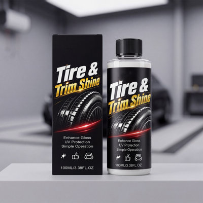 tire brightening agent Tire And  Shine 100ml Tire Dressing Gloss Coating Long Lasting  Protection Tire Restorer  Apply Rubber Plastic  Brightener For Car Wheels