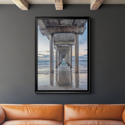 " Scripps Pier " Painting Print