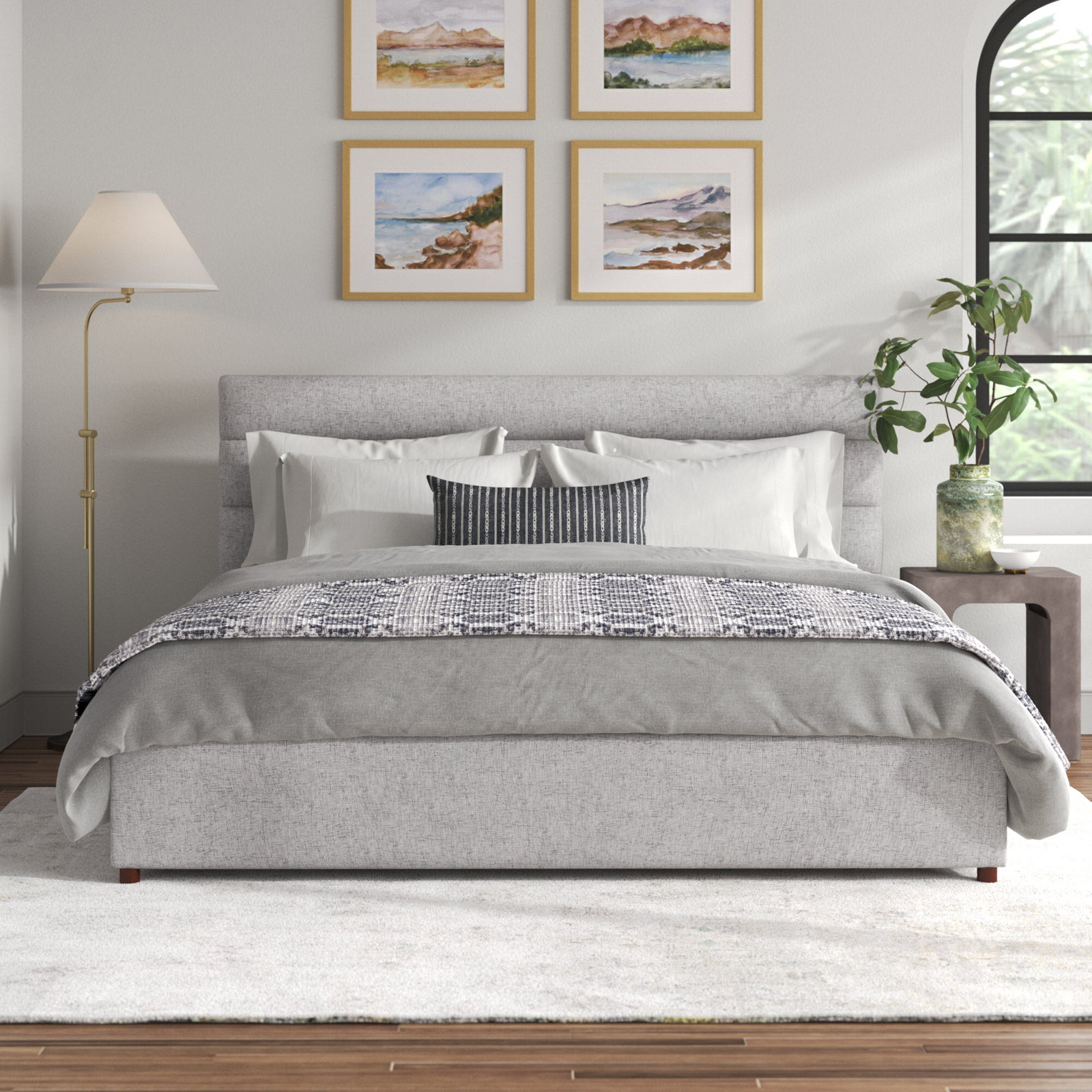 Holland Upholstered Bed, King