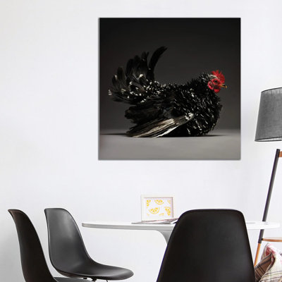Japanese Bantam by CHICken - Wrapped Canvas Print