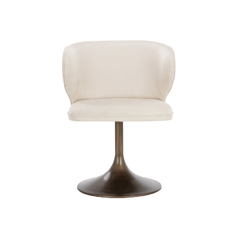 Simone Upholstered Dining Chair, Cream