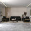 Fauteuil d'appoint rembourré en velours Lincoln-1364053026