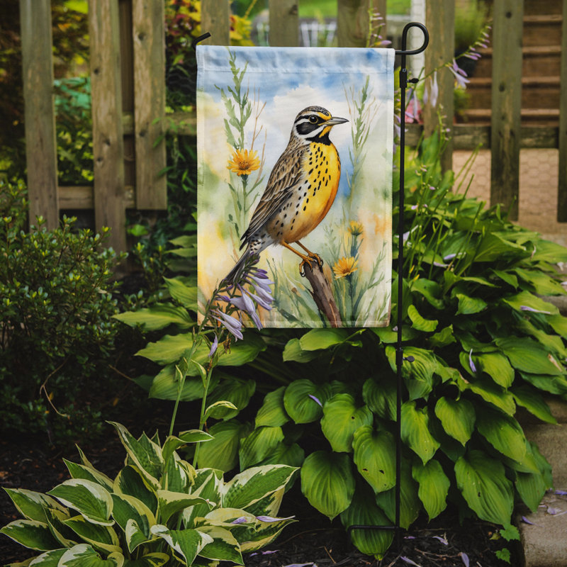 Drapeau de jardin, Dakota du Nord Western Meadowlark