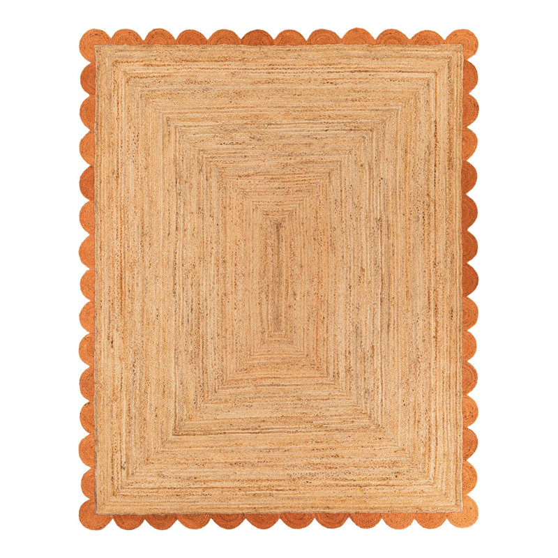 Cosner Hand Braided Area Rug, Rectangle 8' x 10'
