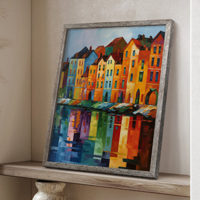 LANDSCAPES Series CCLXXVI Framed Print - Solid Wood