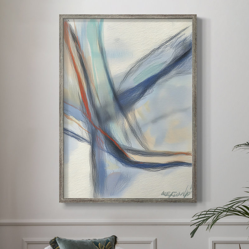Reproduction encadrée ABSTRACT Series DCCxx - bois massif, H 30 po x l 24 po
