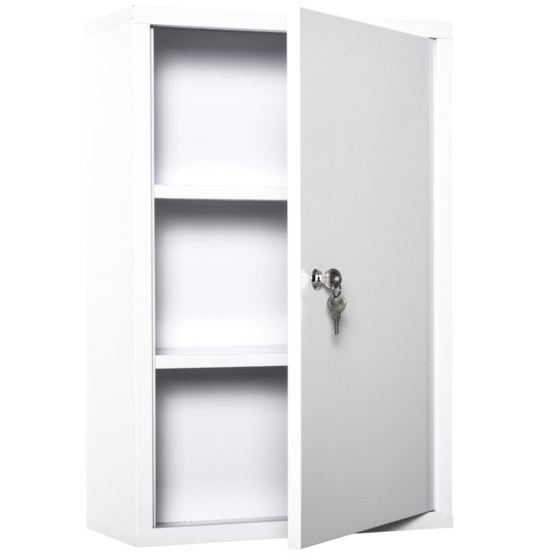 Armoire à pharmacie verrouillable pour la cuisine - 3 niveaux