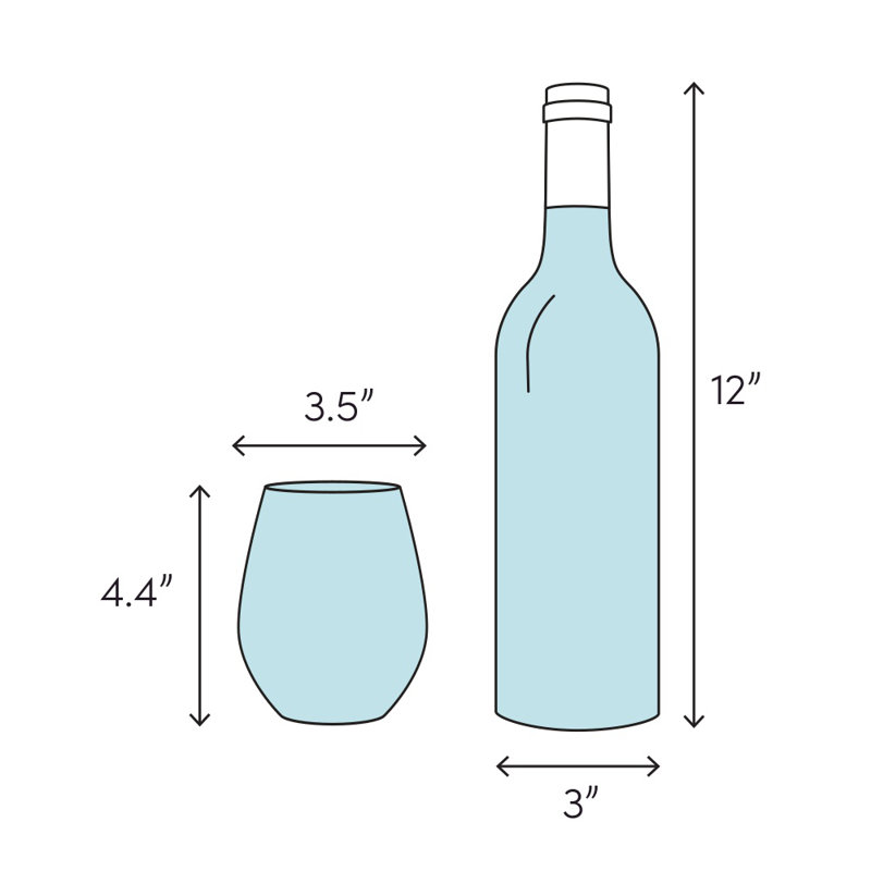 Pylle Hill 5oz. Wine Glass Set