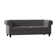 Canapé Chesterfield à accoudoirs roulés