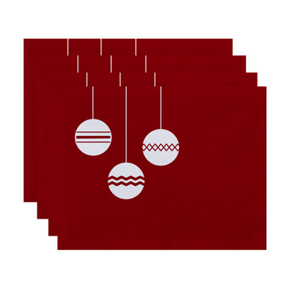 Napperon imprimé de 18 po Holiday Print