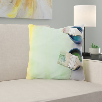 Housse et insert de coussin extérieur carré Blondsville Paint