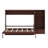 Queen Size Murphy Bed With Shelf-328876054