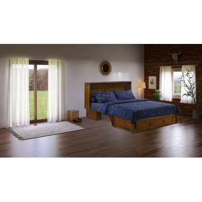 Ruaraidh Solid Wood Storage Bed