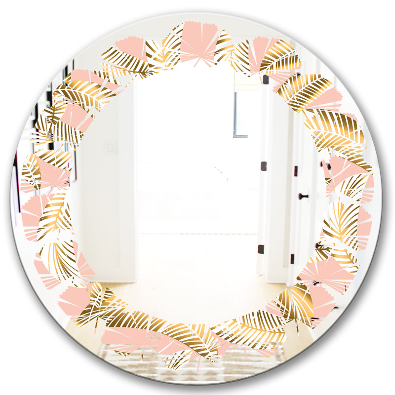 Miroir mural Foliage IV, H 31,5 po x l po
