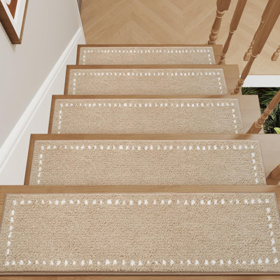 Stair-Treads Non Slip Indoor, Stair Treads for Wooden Steps 15PC