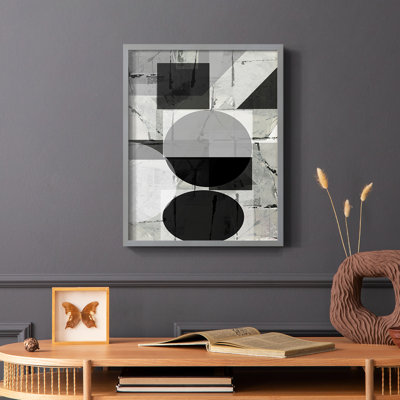 Abstract Neutrality II Framed Print - Solid Wood