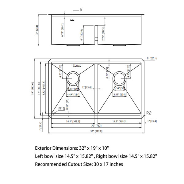 Dimensions du produit