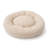 VelvetRest Cream Comfort Pillow Cat Bed