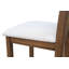 Chaises de salle à manger en bois d'hévéa avec sièges rembourrés Kendall-111087593-111087594