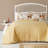 Somerset Sunflower Checkered Reversible Quilt Set with ruffle trim-207011583