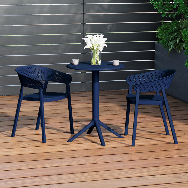 Ensemble repas extérieur 2 personnes, Marine