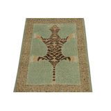 Distressed Homage Wool Animal Print Area Rug