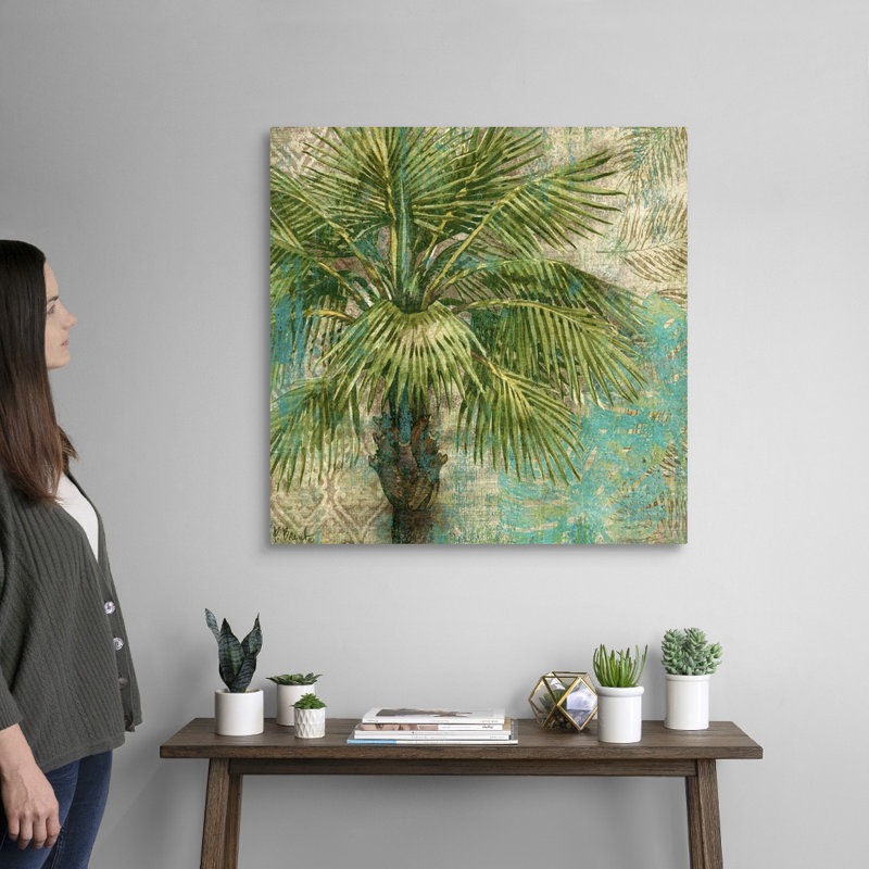 «Aqua Escape I», art mural sur toile, Toile tendue, H 30 po x l 30 po x P 1,25 po
