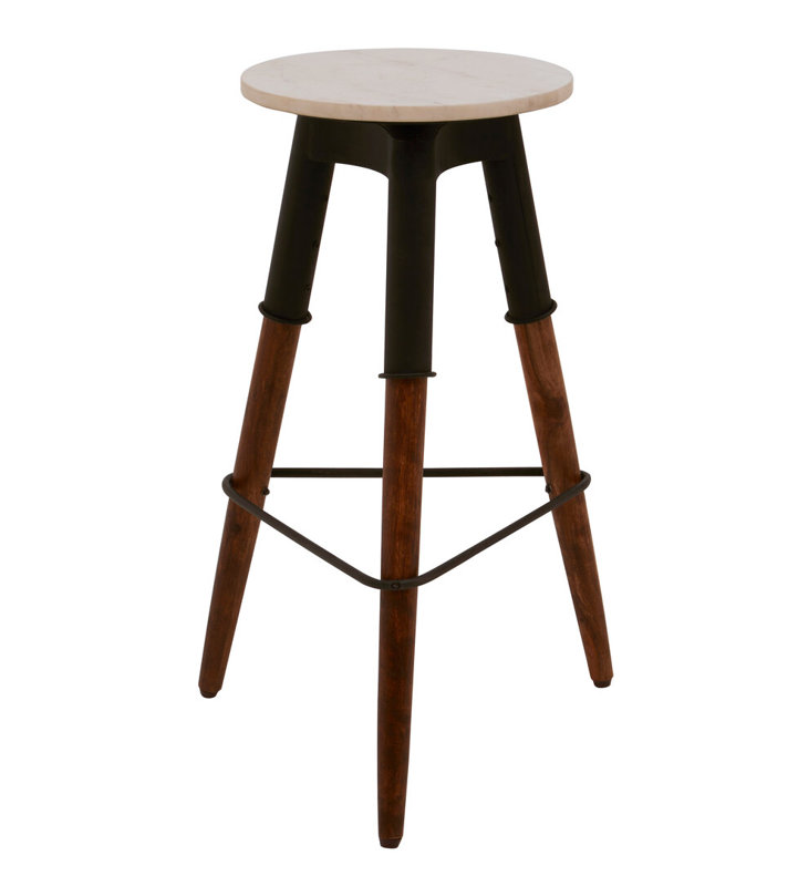 Counter Stool with Metal Frame