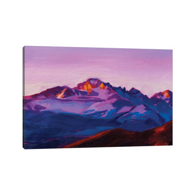«Longs Peak Sunrise» par Andrea Fairservice, reproduction d'art sur toile tendue