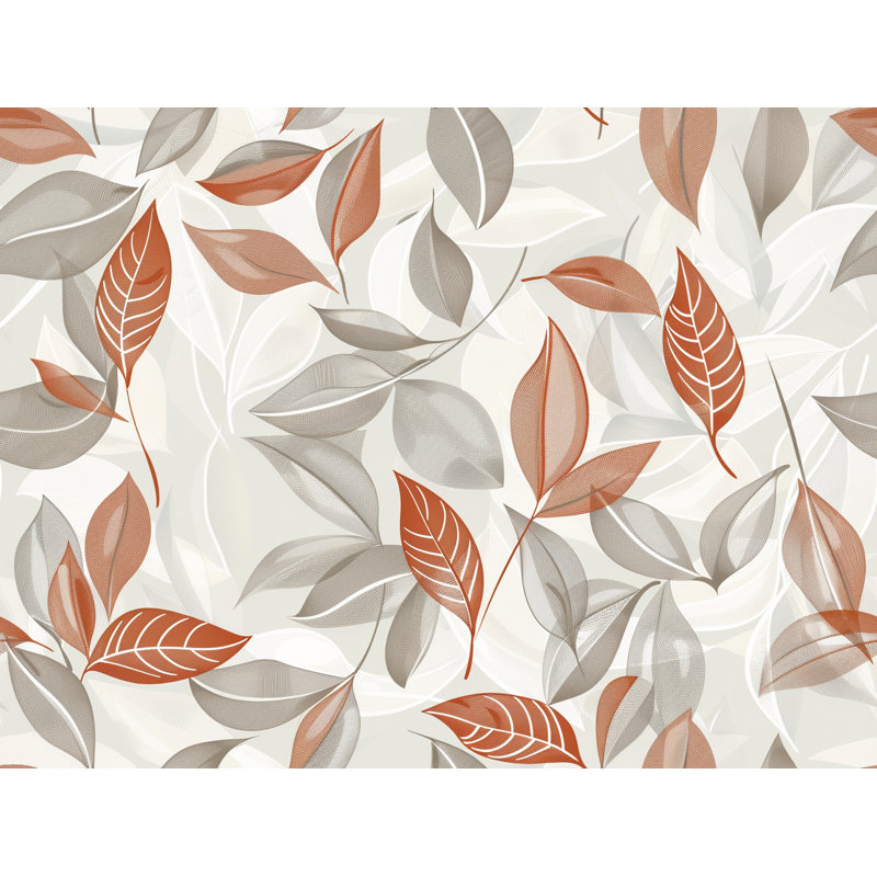 Botanical Cool Motif Machine Printed Throw Blanket, 60" W x 80" L