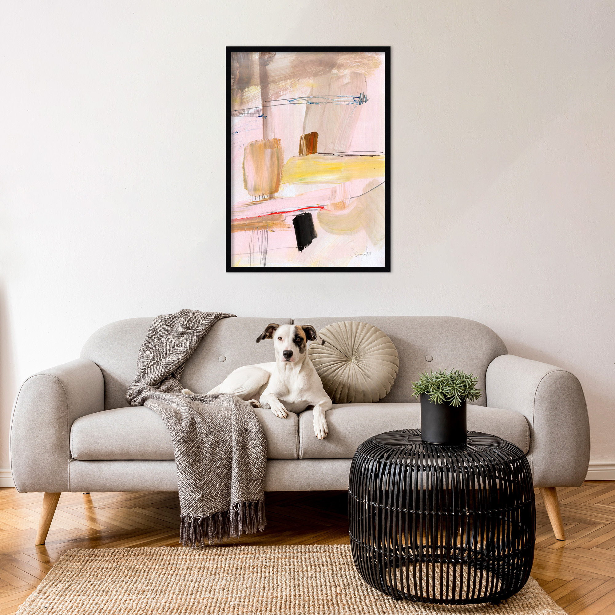 Summer Dream by Dan Hobday Wood Framed Wall Art Print, Black, 33" H x 24" W