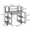 Bureau avec tablettes ouvertes et huche-1418362235