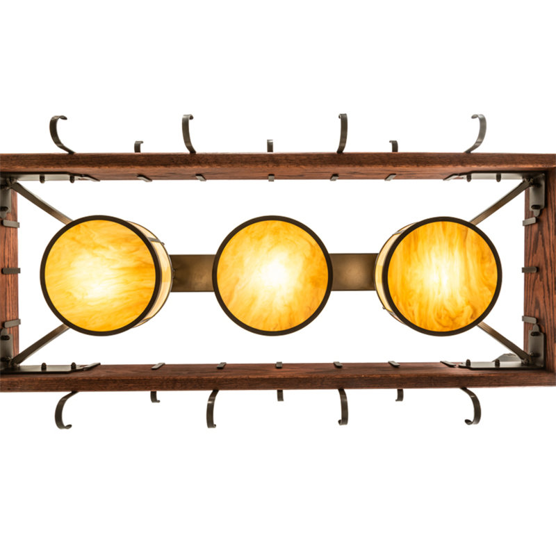 Steamboat Rectangle Chandelier Pot Rack