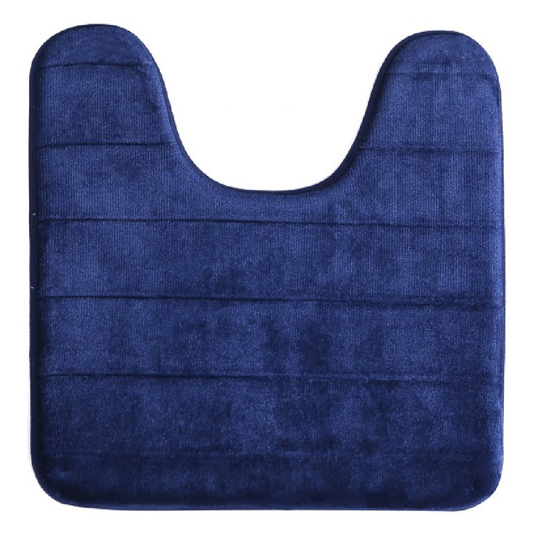 Bryen Memory Foam Non-Slip Contour Mat, Navy