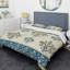 Ensemble de housse de couette de motif fleur de lis-38759224