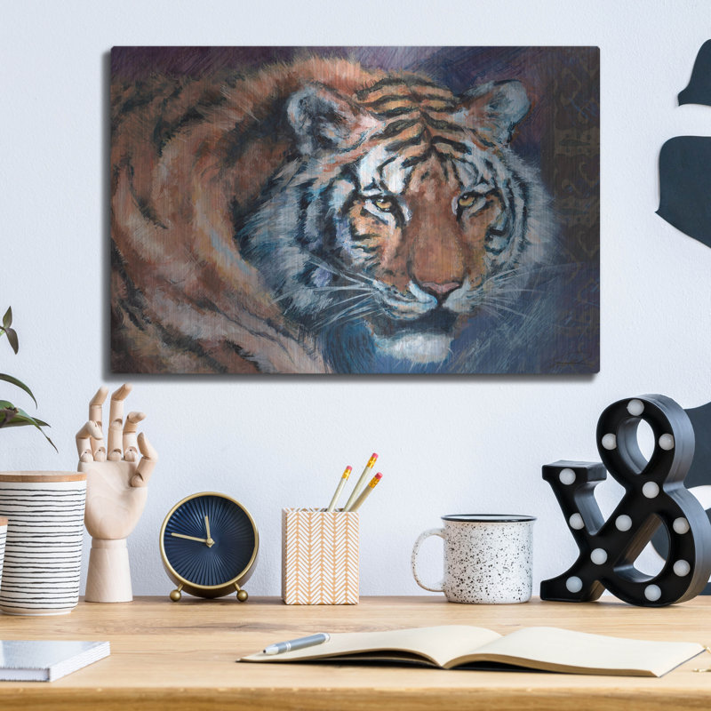 «Tiger Tales» par Robert Campbell, H 12 po x l 16 po