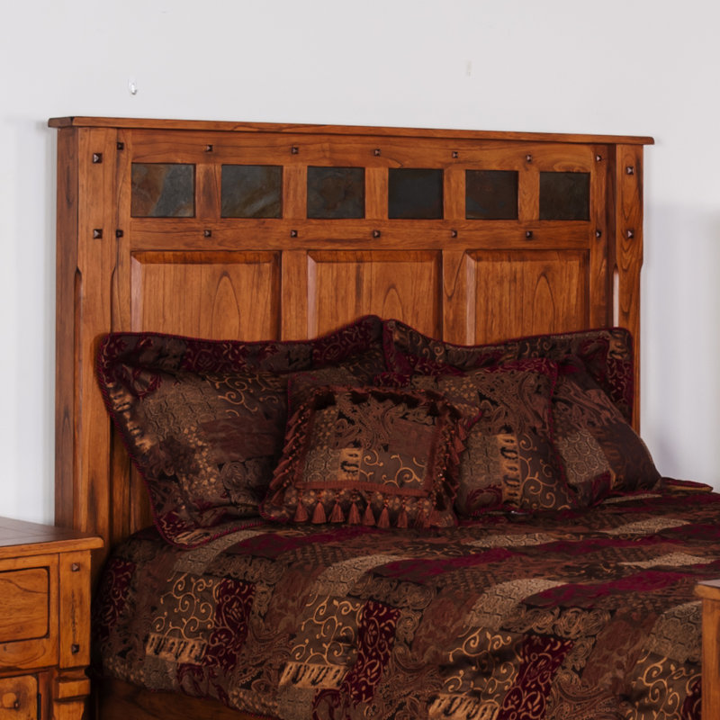 Solid Wood Platform Storage Bed, King