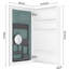 Armoire à pharmacie de salle de bain l 20 po x H 36 po - miroir biseauté, ouverture à gauche, espace de rangement spacieux, bois d'ingénierie, charnières de porte, miroir de 20 po x 36 po transparent