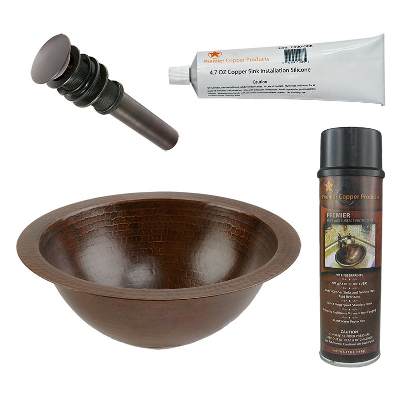 Ensemble de lavabo et de drain pour salle de bain Premier Copper Products BSP5_LR12FDB-P