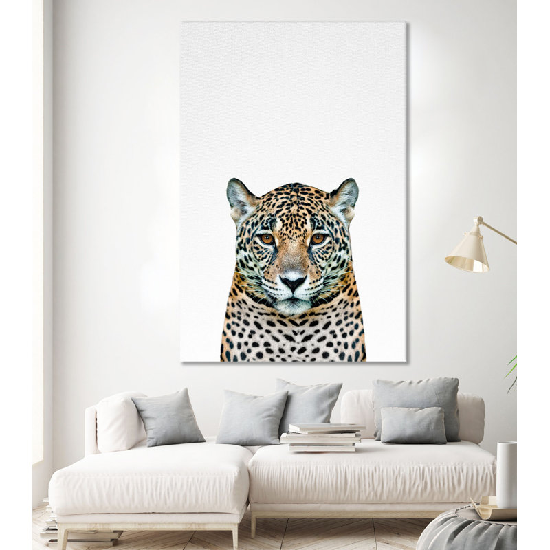Giant 72 x 48 inches Leopard Canvas Art Print