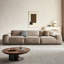 Canapé modulaire kaki en polyester-1051486628
