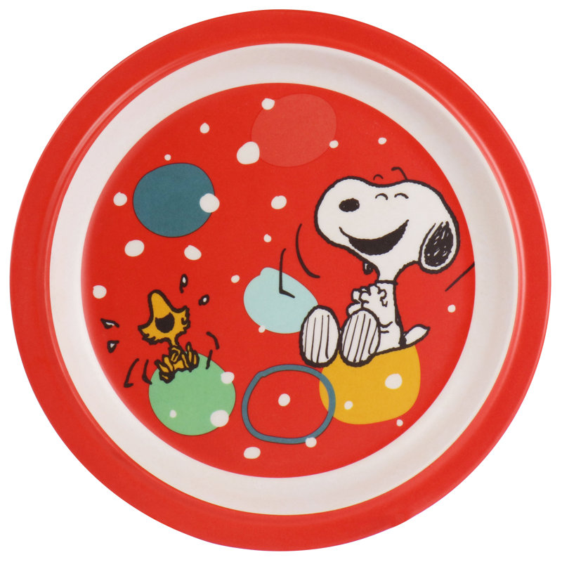 Peanuts Fun Times 5 Piece Kid's Melamine Place Setting Set, Service for 1