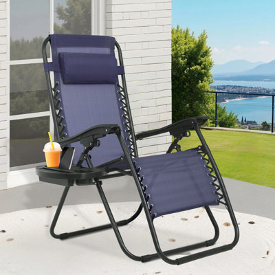 Chaise de patio pliante Zero Gravity Chair