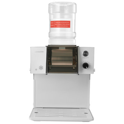 Snowflake Ice Machine, 176LBS/24H Snowflake Ice Maker, Ice-Shaver Machine with Stainless Steel Blade, Electric Snow Cone Maker with 0.48Gal Tank, 90S Fast Pre-Cooling, for Home & Small Gathering
