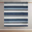 Ensemble d'édredon à rayures avec draps bleu / gris-117515349