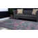 Tapis abstrait gris Sepe