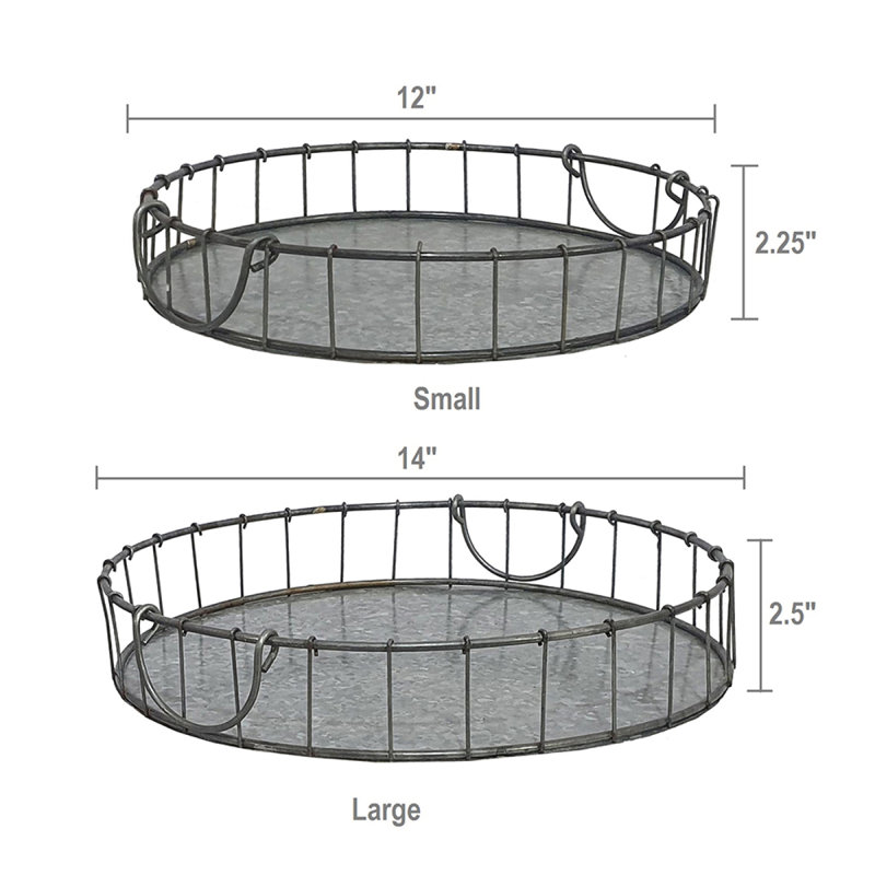 S/2 Iron Trays