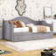 Lit de jour simple en bois avec 2 tiroirs et lit gigogne-226916331