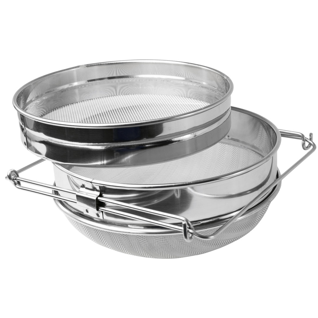 Double Sieve Stainless Steel Honey Strainer Vivo